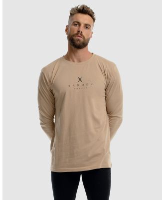 Xander - Palace Long Sleeve Tee - Long Sleeve T-Shirts (Camel) Palace Long Sleeve Tee