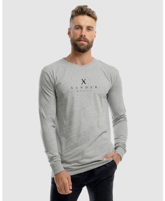 Xander - Palace Long Sleeve Tee - Long Sleeve T-Shirts (Marle Grey) Palace Long Sleeve Tee