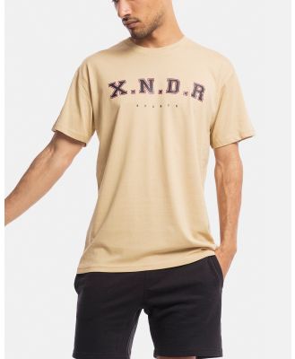 Xander - Varsity Tee - Short Sleeve T-Shirts (Camel) Varsity Tee