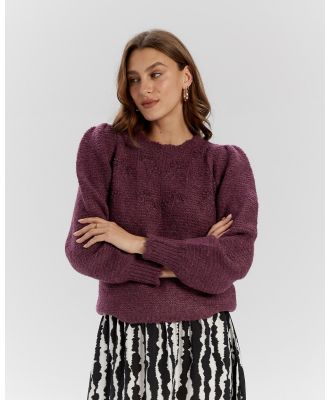 Y.A.S - Lucy Knit - Jumpers & Cardigans (Red) Lucy Knit