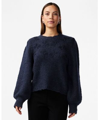 Y.A.S - Lucy Knit - Tops (Blue) Lucy Knit