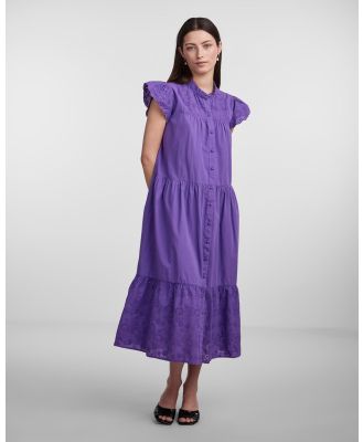 Y.A.S - Viola Shirt Dress - Dresses (Purple) Viola Shirt Dress