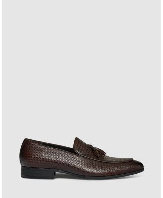 yd. - Burnie Textured Loafer - Dress Shoes (CHOCOLATE) Burnie Textured Loafer
