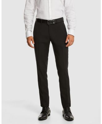 yd. - Seville Tuxedo Slim Dress Pant - Suits & Blazers (BLACK) Seville Tuxedo Slim Dress Pant