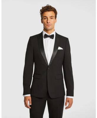 yd. - Seville Tuxedo Slim Suit Jacket - Suits & Blazers (BLACK) Seville Tuxedo Slim Suit Jacket