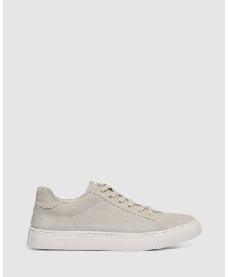 yd. - Tailored Suede Sneakers - Dress Shoes (SILVER) Tailored Suede Sneakers