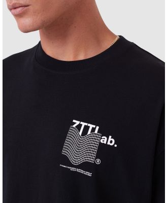 Zanerobe - Tunnel Box Tee - Short Sleeve T-Shirts (Black) Tunnel Box Tee