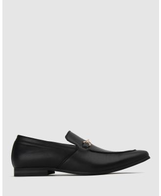 Zeroe - Arkie Round Toe Dress Loafer - Flats (Black) Arkie Round Toe Dress Loafer