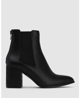 Zeroe - Courtney Point Toe Ankle Boots - Boots (Black) Courtney Point Toe Ankle Boots