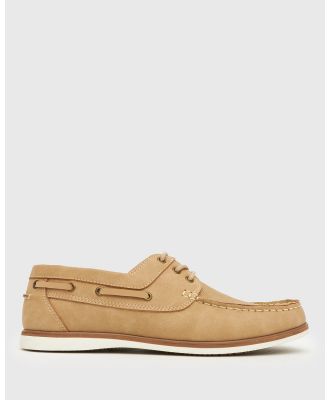 Zeroe - Deck Casual Boat Shoes - Casual Shoes (Sand) Deck Casual Boat Shoes