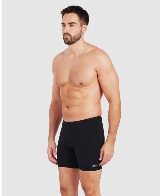 Zoggs - Cottesloe Mid Jammer Shorts - Swim Briefs (Black) Cottesloe Mid Jammer Shorts