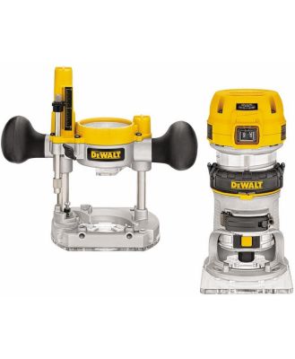 Dewalt D26204K-XE - Router 900W 1/4 Plunge + Fixed Base Variable Speed 16000-27000rpm Kitbox
