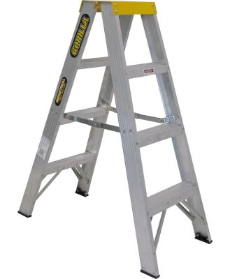 Gorilla SM004-I - Step Ladder - Aluminium 4ft Double Sided