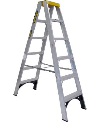 Gorilla SM006-I - Step Ladder - Aluminium 6ft Double Sided