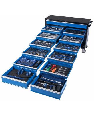 Kincrome K1232 - EVOLUTION Tool Trolley 557 Piece 13 Drawer Extra Wide 1/4, 3/8 & 1/2 Drive