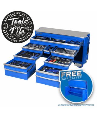 Kincrome P1825 - Contour Trolley Tool Kit - 454 Piece 12 Drawer