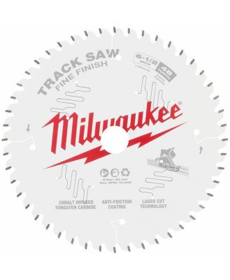 Milwaukee 48400627 - 165mm (6-1/2) 48T Wood Track Saw Blade Fine Finish