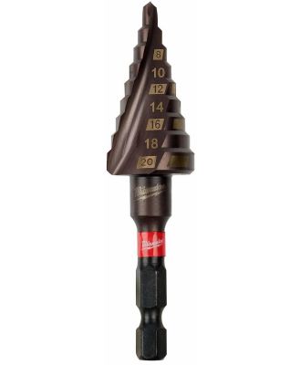 Milwaukee 48899263 - Shockwave Step Drill 4-20mm 9 Hole