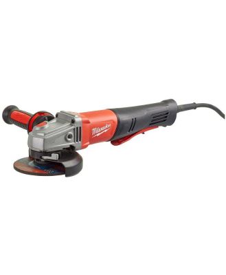 Milwaukee AGV13-125XSPDEB - Angle Grinder - 125mm 1250W DMS Soft Start Clutch Overload Protect. AVS Fixtec