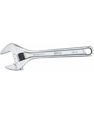 SP Tools SP18067 - Adjustable Wrench - 250mm - Chrome Wide Jaw - Premium