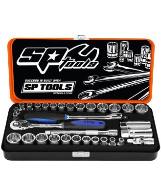 SP Tools SP20200 - Socket Set 3/8 Drive 32 Piece Metric / SAE