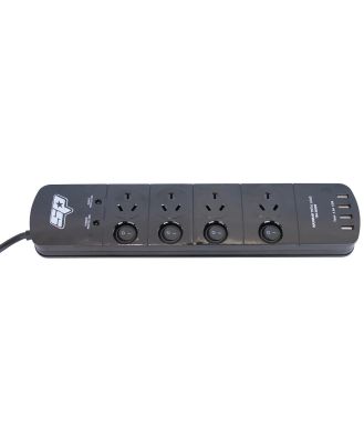 SP Tools SP69998 - Power Board - 4 Outlets - 4 USB Ports