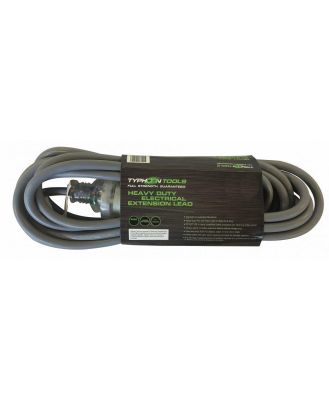 Typhoon 70130 - 30m Extension Lead Heavy Duty 15A Lead 15A Plug - Lead Colour: Red