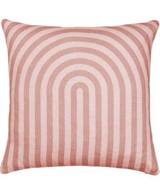 Arc Blush Linen Cushion