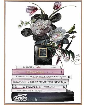 Decadent Chanel Noir Canvas Art Print