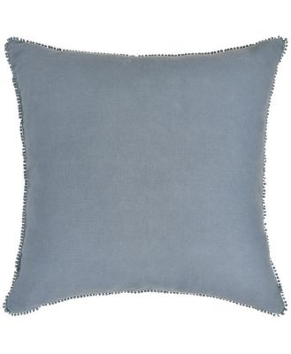 Denim Blue Oversize Linen Cushion