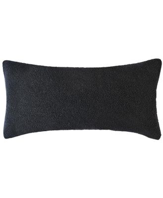 Onyx Black Boucle Cushion 80x40cm