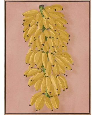 Platano I Pink Canvas Art Print