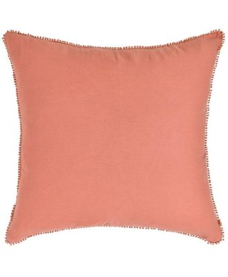 Rose Pink Oversize Linen Cushion