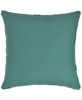 Teal Ocean Oversize Linen Cushion