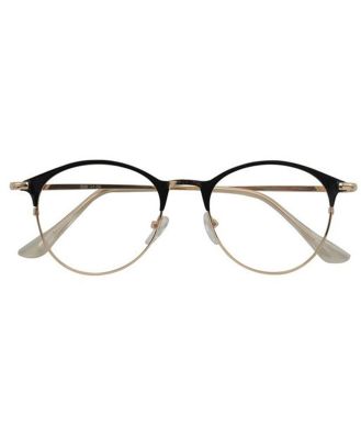 Croon Eyeglasses Janis Shiny Black/gold