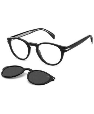 David Beckham Eyeglasses DB 7104/CS with Clip-On 807/M9