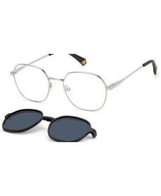 Polaroid Eyeglasses PLD 6184/CS with Clip-on Polarized 85K/C3