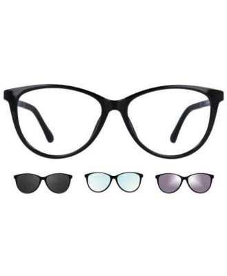 SmartBuy Collection Eyeglasses Chlia With Clip-On U-0283 002