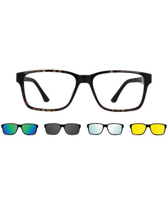 SmartBuy Collection Eyeglasses Cydney With Clip-On Four Set U-0225 007
