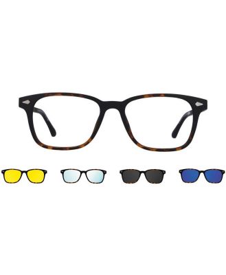 SmartBuy Collection Eyeglasses Lars With Clip-On Four Set U-0300 07M