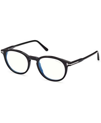 Tom Ford Eyeglasses FT5823-H-B Blue-Light Block with Clip-On 001