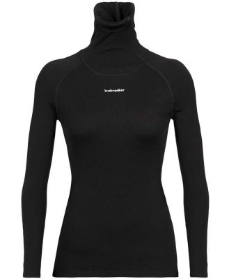 Icebreaker MerinoFine Long Sleeve Roll Neck Womens Thermal Top