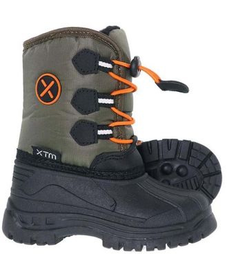 XTM Rocket Winter Boa Lined Kids Snow Boots