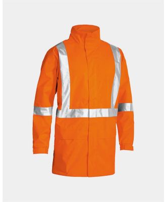 Bisley 3M Taped Hi Vis X Back Rain Shell Jacket