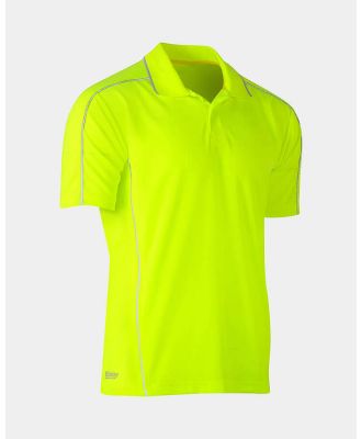 Bisley Cool Mesh Polo with Reflective Piping