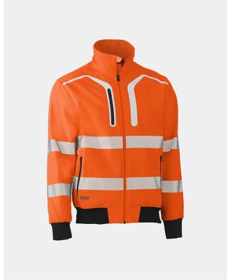 Bisley Taped Hi Vis Soft Shell Bomber Jacket