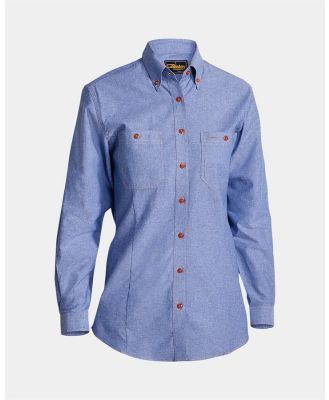 Bisley Women's Long Sleeve Chambray Shirt