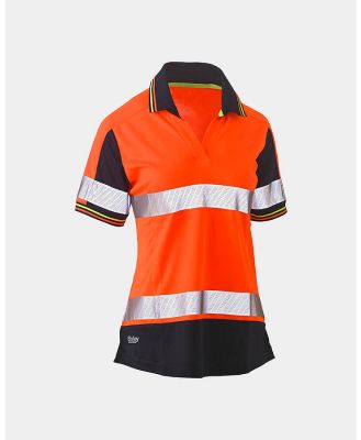 Bisley Women's Taped Two Tone Hi Vis Polo