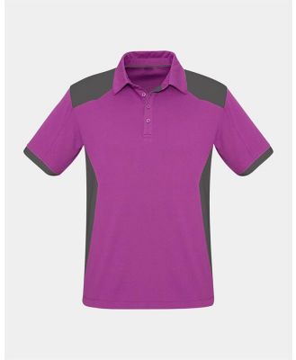 Biz Collection Rival Polo-Cerise/Grey