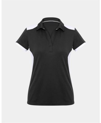 Biz Collection Women's Rival Polo-Black/White